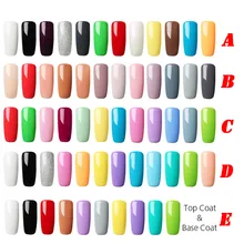 Горячая Мода красочные 12 бутылок лак для ногтей замачиваемый набор для дизайна ногтей лак масло для ногтей Maquiagem Прямая