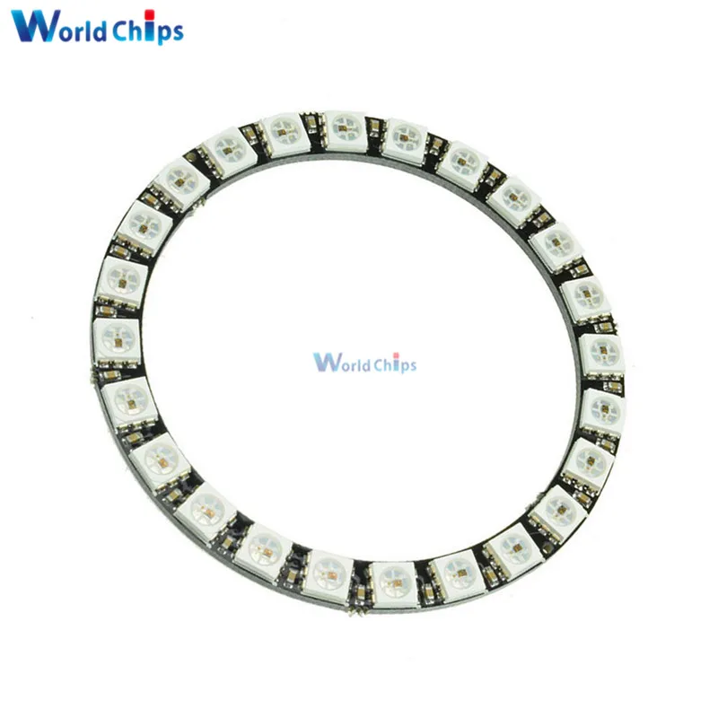 Модуль WS2812B 24 бита 5050 RGB светодиодные кольца лампа Светодиодная с интегрированным