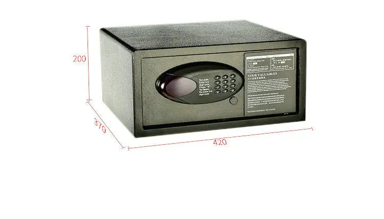 200*420*370 мм полностью металлический маленький электронный пароль, сейф для дома на стену, скрытые наличные ювелирные изделия, сейф для гостиничного размещения, сейф для ценных вещей