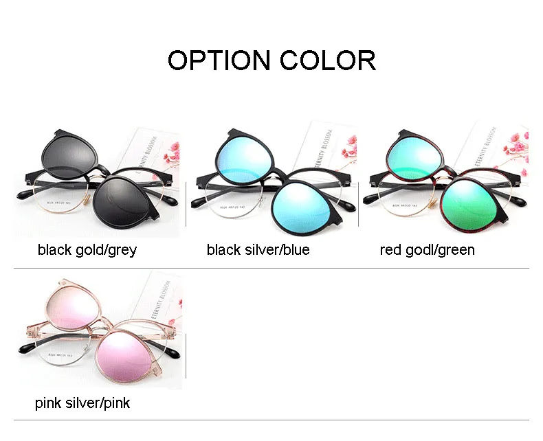 Круглые винтажные оправы для очков с поляризованными солнцезащитными очками на клипсах винтажные оправы для очков вождения круглые УФ классические