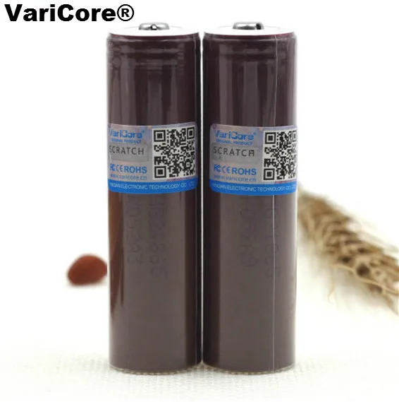 

2PCS VariCore 100% New Original HG2 18650 3000mAh battery 18650HG2 3.6V discharge 20A, dedicated For E-cigarette Power battery