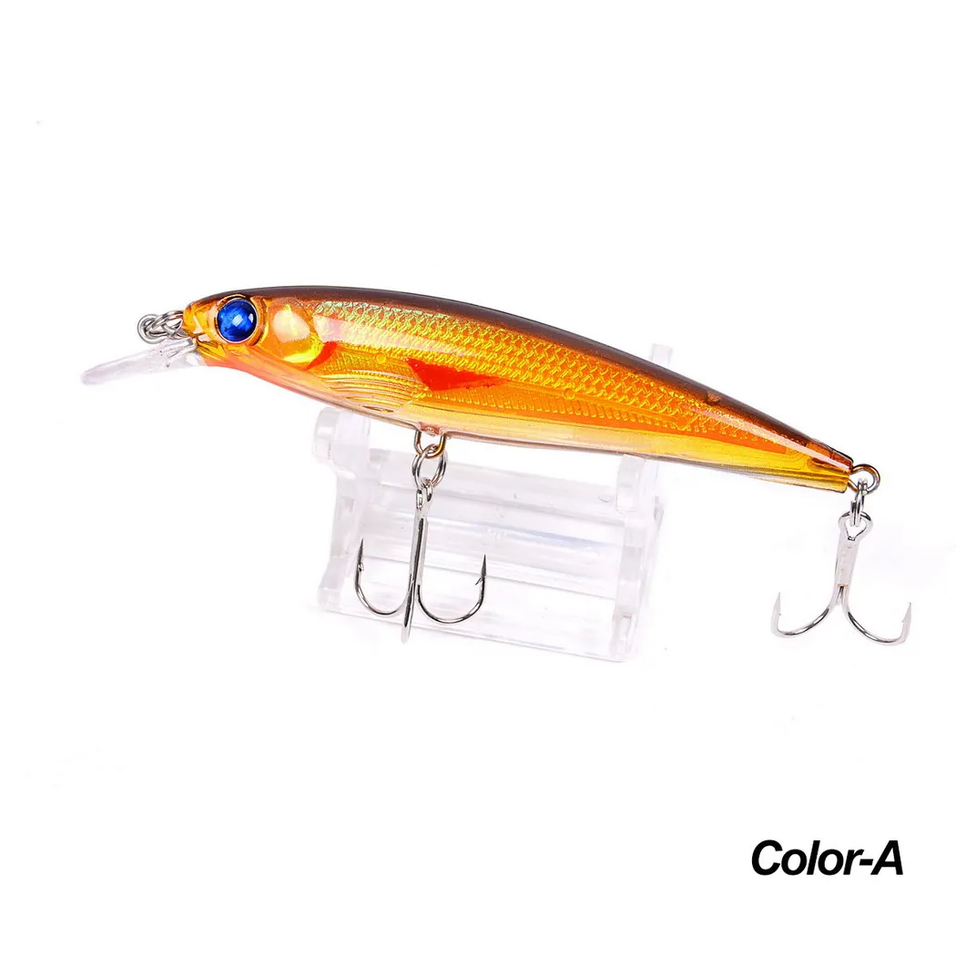 

Minnow Fishing Lures Wobblers Fishing Lure Crankbait Hard Artificial Bait Trout Pink Lures with Feather Hooks 1PCS 11cm 13.5g