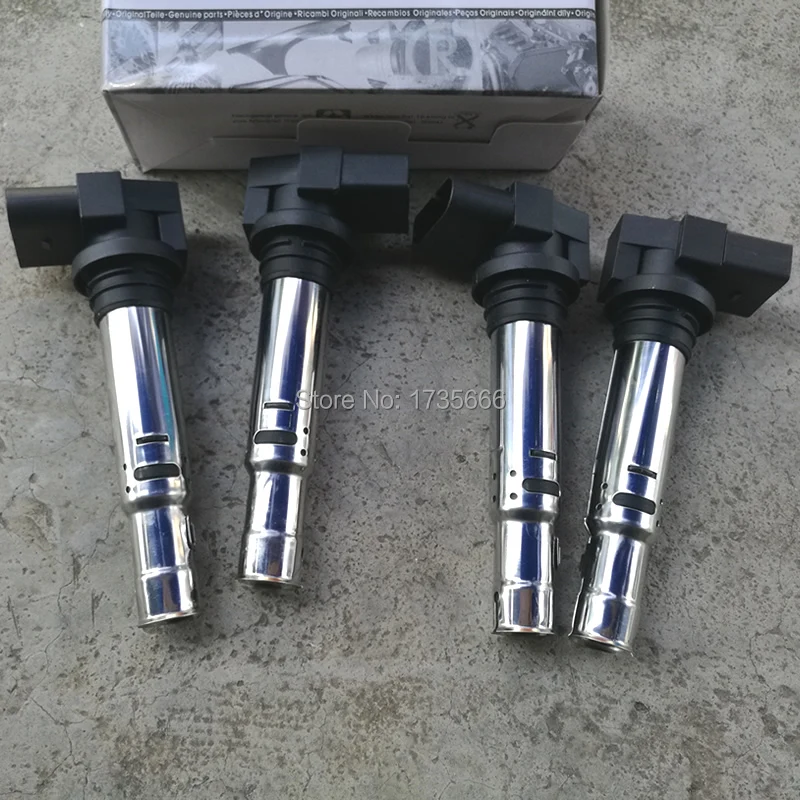Катушка зажигания 036 905 715 F 715F 036905715F для VW Golf Jetta Bora Beetle Polo Sharan AUDI A1 A3 1.6FSI 1 4 T