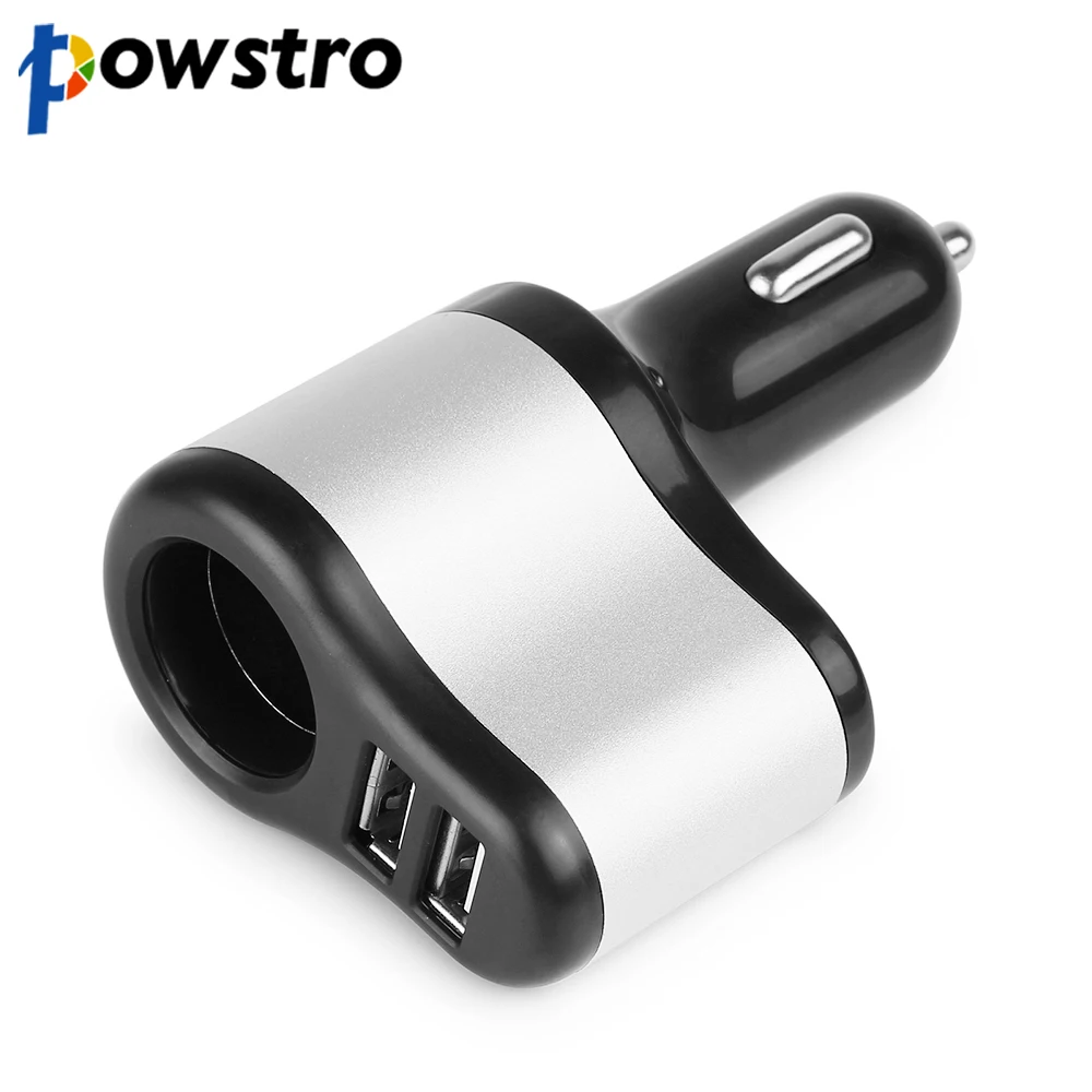 Универсальный автомобильный прикуриватель 2 порта USB 12 В 3 1 А|charger adapter|2 portpower charger