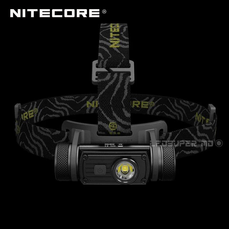 Содержит аккумулятор 3400 мАч Nitecore HC60 CREE XM L2 U2 светодиодный 1000 Люмен USB