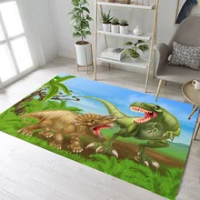 Детские коврики и ковры с забавными мультяшными динозаврами для дома и ребенка, гостиной, большой спальни, прихожей, туалета, кухни, двери, напольные коврики для ванной