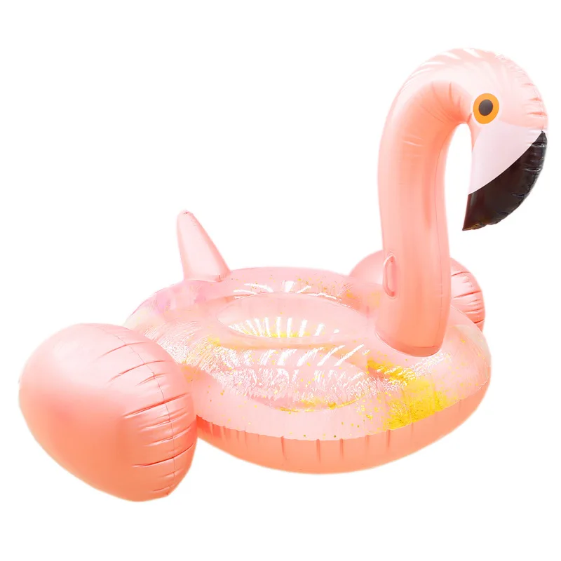 

New 200CM Giant Inflatable Sequin Flamingo Pool Float Flamingo Inflatable Swimming Ring Adult Water Bed Pool Party Boia Piscina