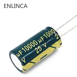 12 шт./лот T11 25 V 10000 мкФ Low ESR высокой частоты алюминиевый электролитический конденсатор Размер 18*35 15000UF25V