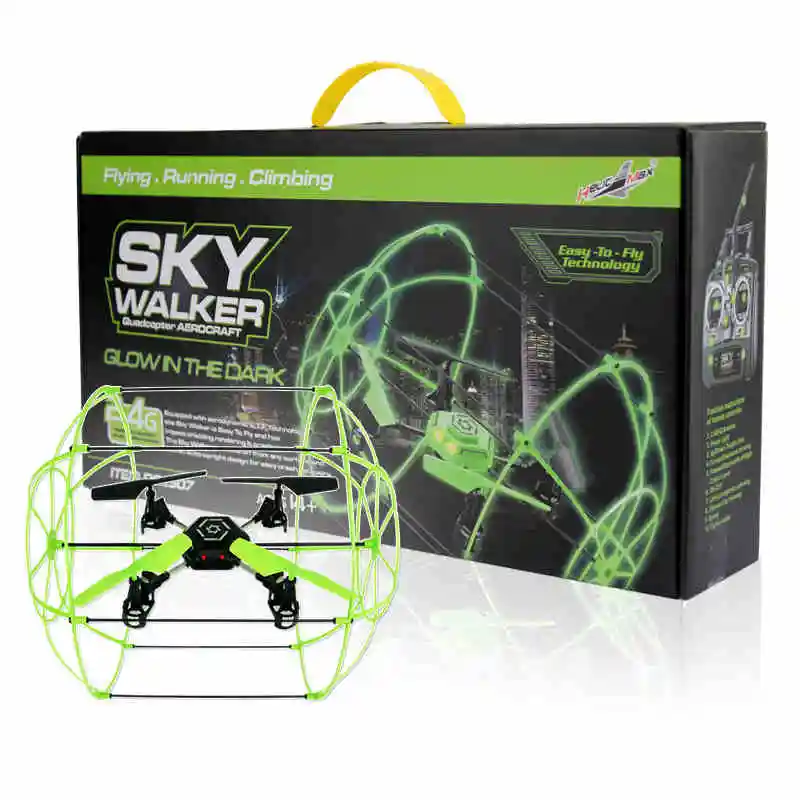 

HeLIC Max 1306 RC Quadcopter 2.4GHz 4CH 6-Axis Remote Control UFO Aircraft wall crawling 360 degrees all-around flight