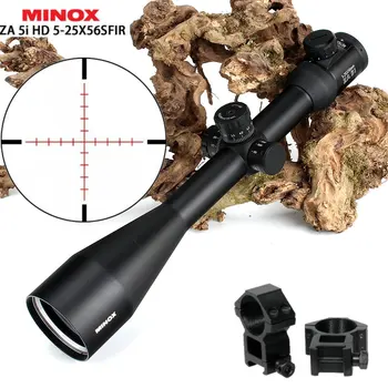 

MINOX ZA 5i HD 5-25x56 SFIR Hunting Riflescopes Illuminated Glass Etched Reticle Side Parallax Turrets Lock Reset Shooting Scope