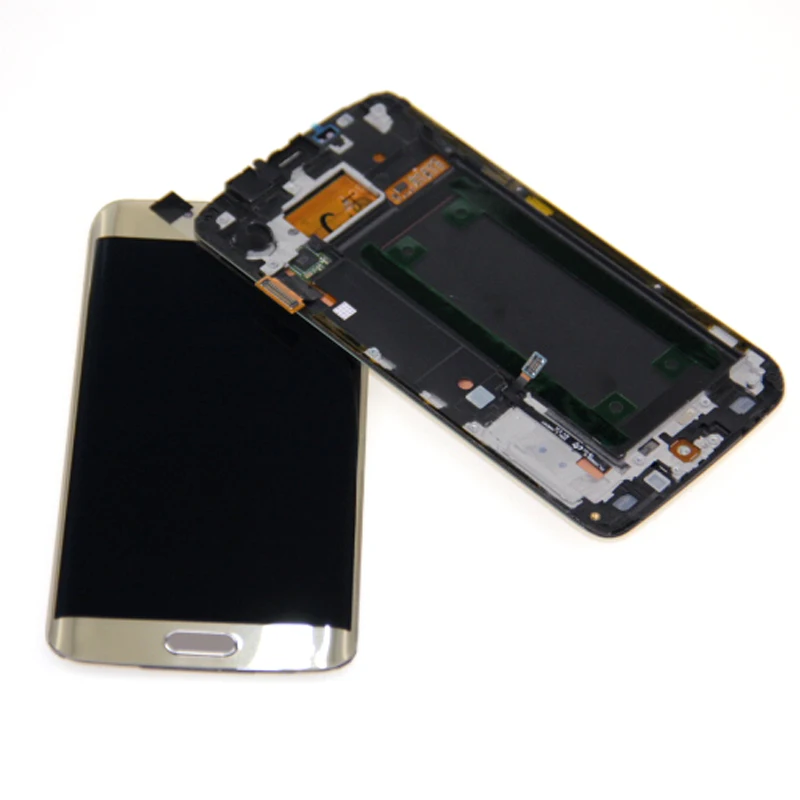 Для samsung Galaxy S6 Edge lcd G925 G925F дисплей сенсорный экран сборка Замена для samsung S6 Edge lcd