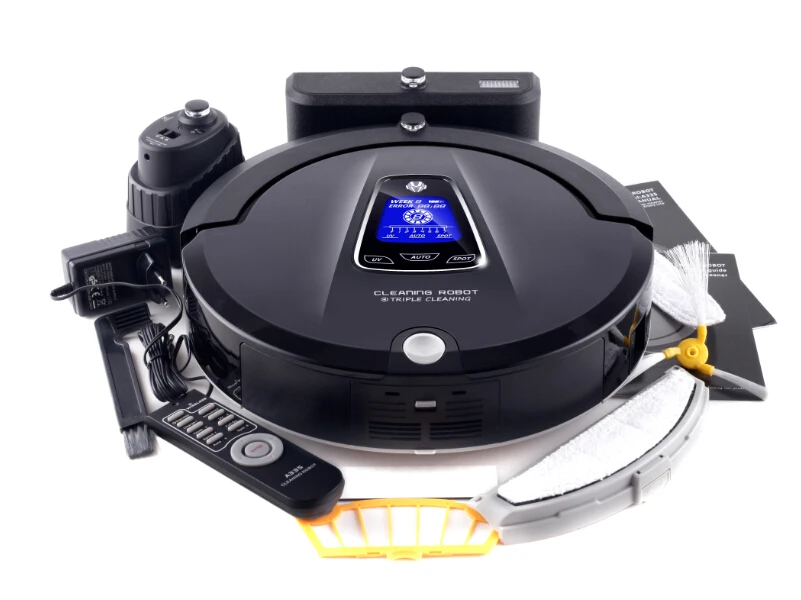 

(Ship from US,Russia) Hot sales Robot Vacuum Cleaner A335 With LCD Touch Screen,Schedule,2Way Virtual Wall,Self Charge