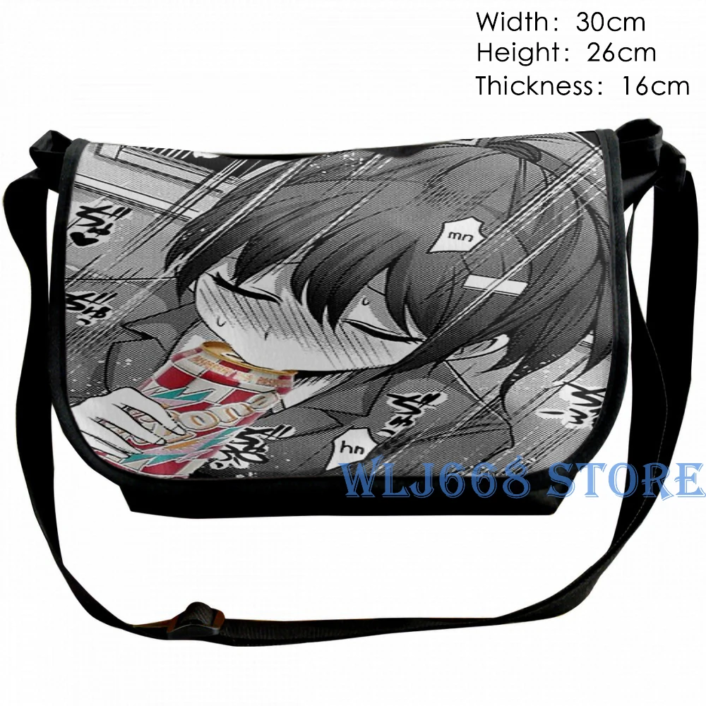 Funny graphic print shoulder Bags women Lewd Anime tea Single shoulder backpack travel for men Gym Bag - Цвет: One Size