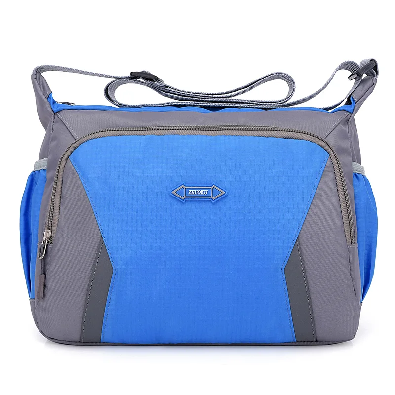 أزياء المرأة Crossbody حقيبة حقيبة كتف عارضة النايلون حقيبة ساعي متعدد الطبقات الإناث الحويصلة الرئيسية التسوق حقيبة يد للسفر