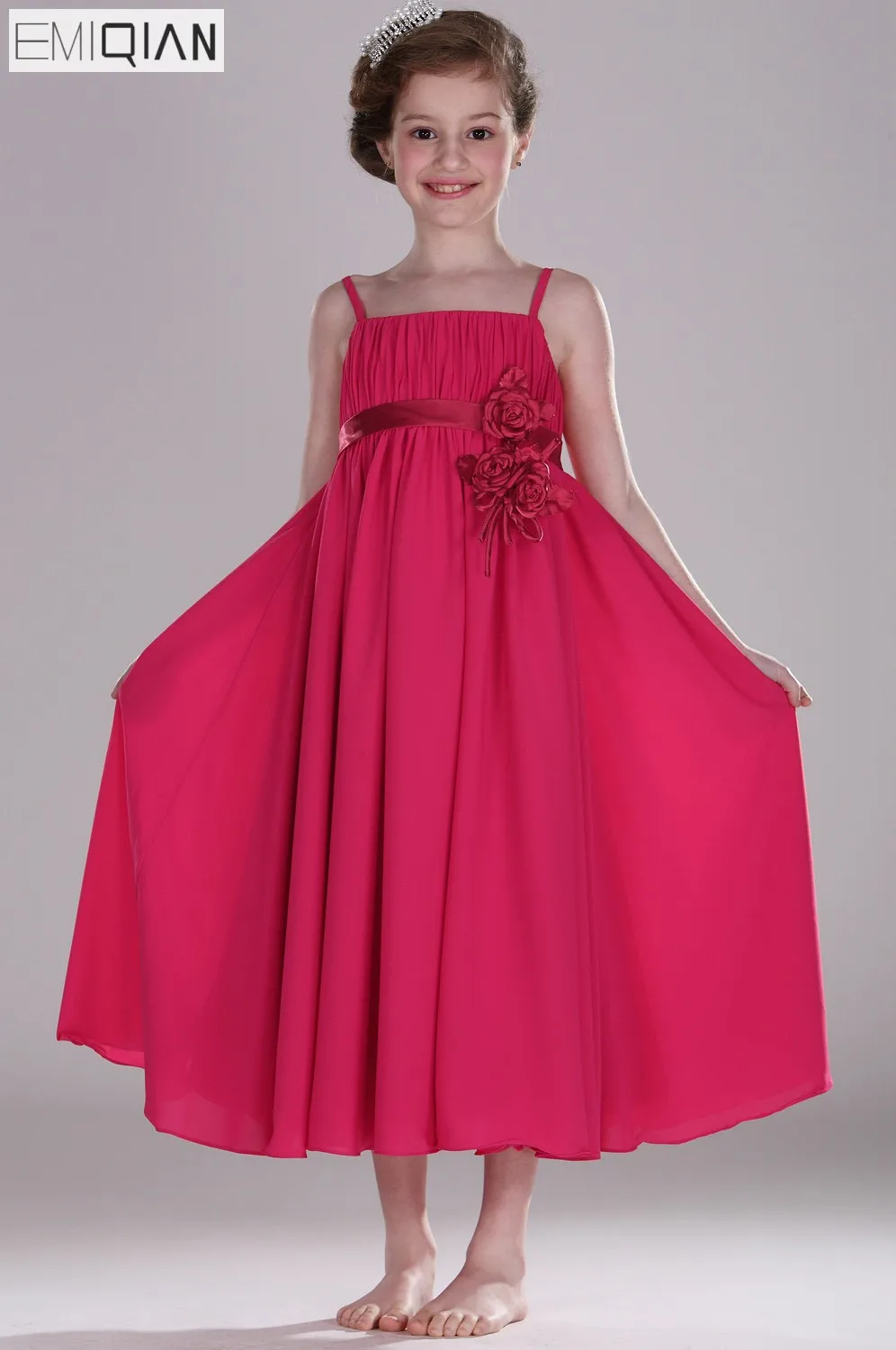 ; Новое поступление; очаровательное милое платье с цветочным узором для девочек
