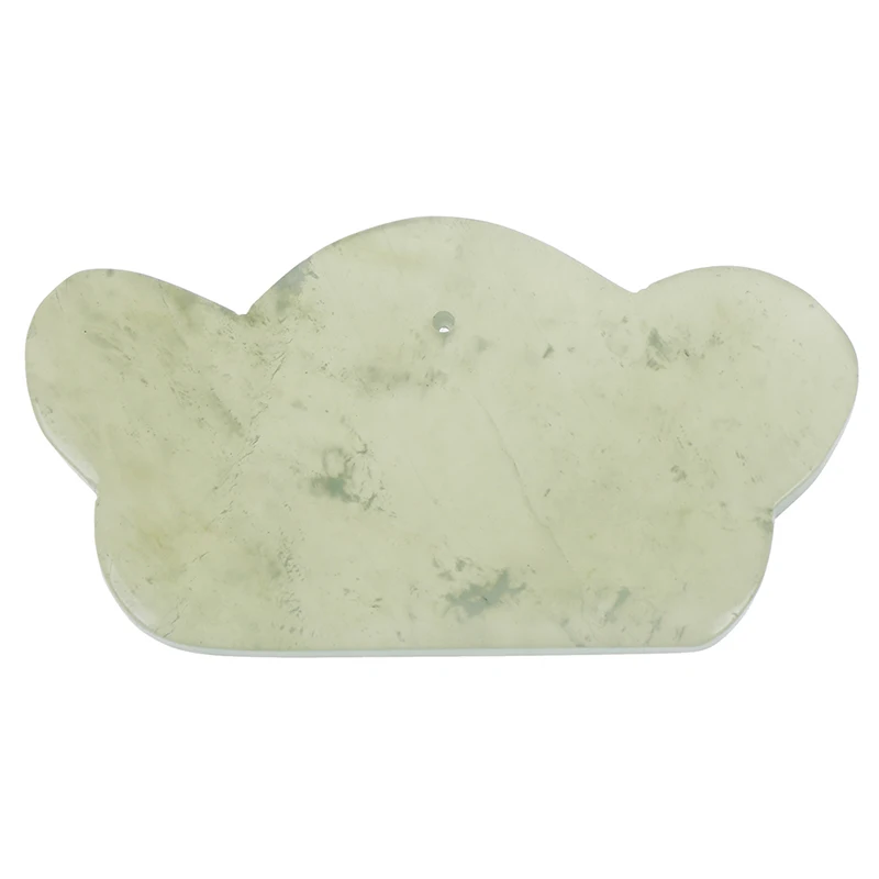 Natural Jade Guasha Board Scraching Facial Eyes Scraping SPA Massage Tool Acupoints Plate Massager Beauty Body Care 2 Styles