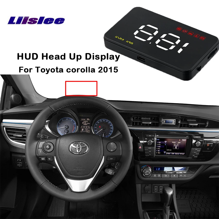 Us 42 89 13 Off Liislee For Toyota Corolla 2015 Car Looked Up Display Projector Intelligent Heads Up Display Hud Car Display Navigation A1000 In