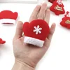 10PCS Merry Christmas Ornament plush snowman accessory Craft  New Year DIY Santa Claus Pendants Home Furnishing Tree Decoration ► Photo 3/6