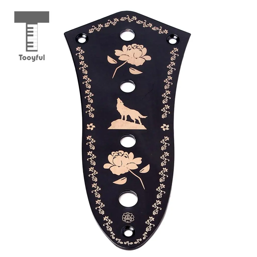 2pcs 4 Holes Standard Control Plate for Jazz Bass Guitar Replacement Accessory
