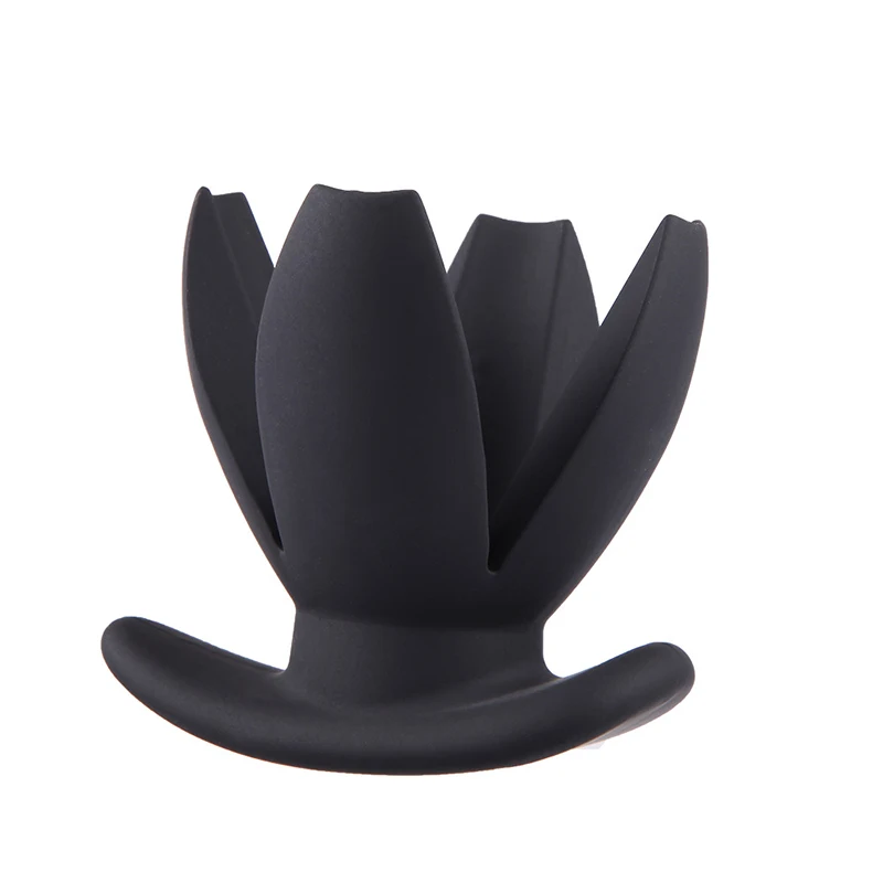 2019 Hot Sale Silicone Flower Opening Hollow Butt Plug Expander for Men Woman Adult Erotic Anal Sex Toys |