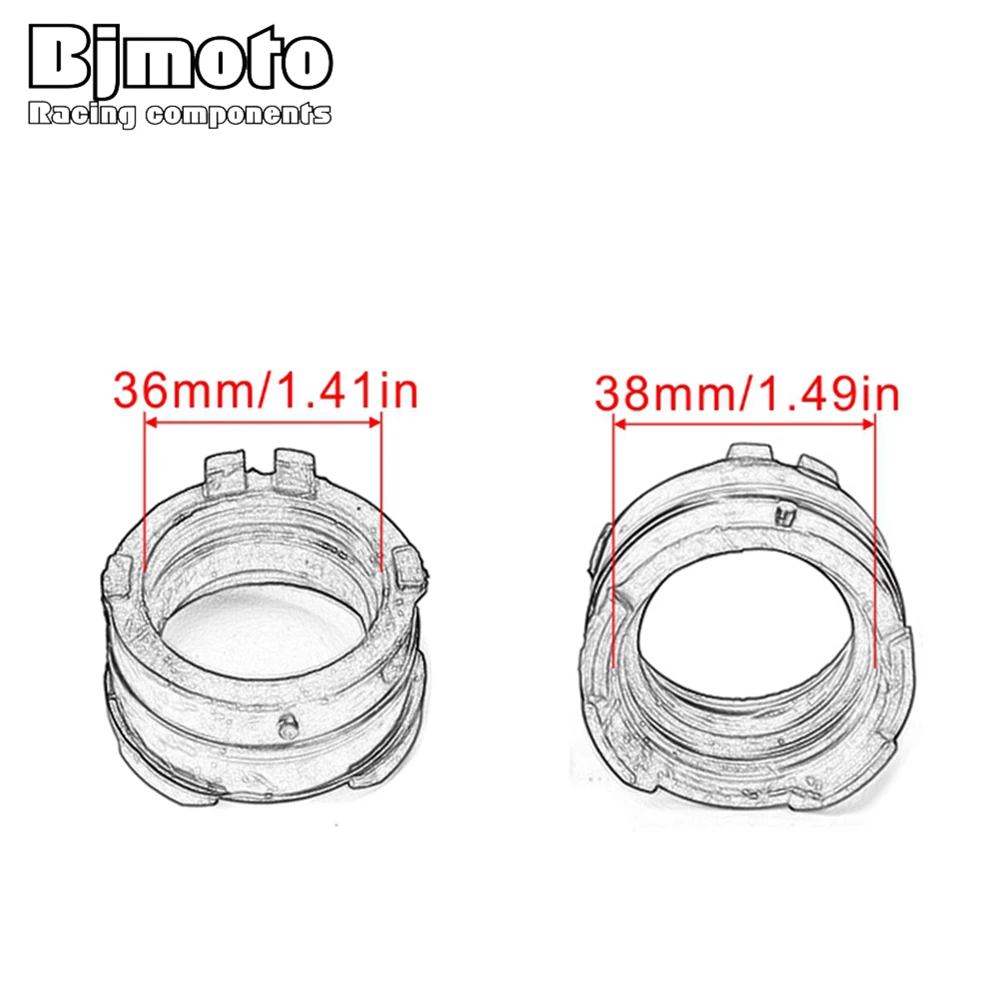 BJMOTO 4 шт. карбюратор Интерфейс адаптер для Honda VFR400 NC30 NC21 NC24 NC35 КАРБЮРАТОР впускной карбюратор разъем