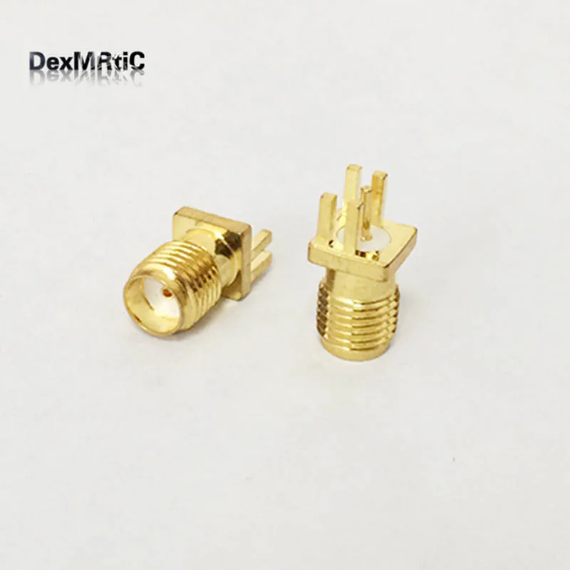 

1pc SMA Female Jack RF Coax Connector end launch PCB Cable Straight Goldplated NEW wholesale