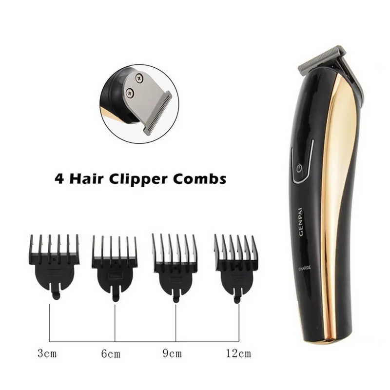 Перезаряжаемый триммер для бороды 5 в 1, набор для мужчин, беспроводной триммер для усов, триммер для волос, водостойкие машинки для стрижки, USB