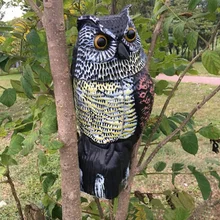 36 см встряхнуть сова украшения сада орнамент статуэтки Совы скульптурные фигурки Смола миниатюрная Статуэтка Ремесло Сад привод мыши