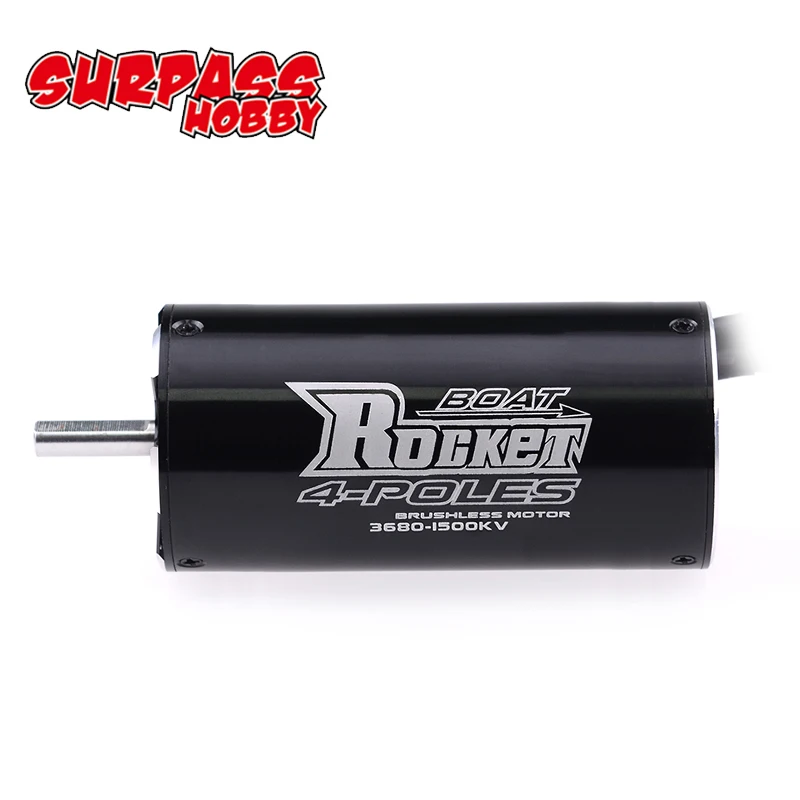 

SURPASSHOBBY Rocket 3680 1250KV 1100KV 880KV 4P Brushless Motor for Traxxas M41 Catamaran Spartan 800mm-1000mm RC Boat Car