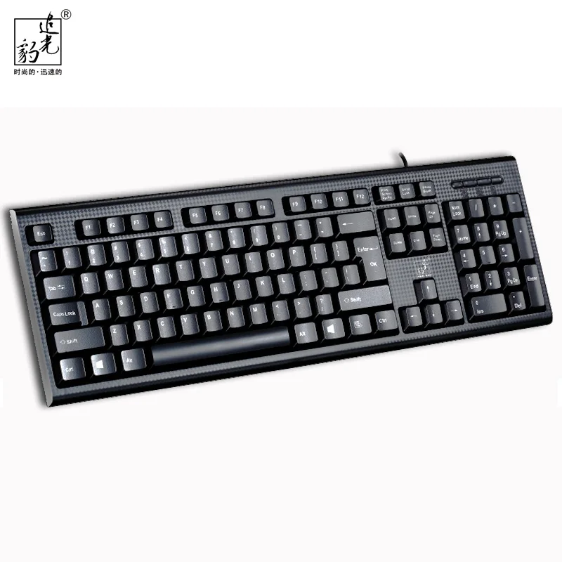 Проводная клавиатура ZGB Q9 1 шт. для дома и офиса PS/2 USB интерфейс на выбор|office