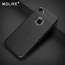 

MOLIKE Case For iPhone 5 S SE 5S luxury Leather Texture Case Soft Silicone TPU Cover For iPhone SE 5 5S Vintage Slim Phone Coque