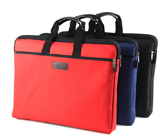 3 Дифференц стиль красный/синий/черный/коричневый A4 Портфели сумка для офиса мужские и женские