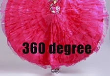 Фламенго испанское бальное платье для выступлений соревновательные платья для женщин сценическое танцевальное шоу Одежда для танцев женская одежда DNV11569 - Цвет: Rose Red360