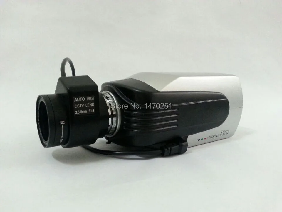 1/3" Sony 663 960H CCD Effio-V 4141 True WDR DSP 750TVL 800TVL Analog CCTV Box Camera OSD Dual Voltage DC12V / AC24V Body Camera