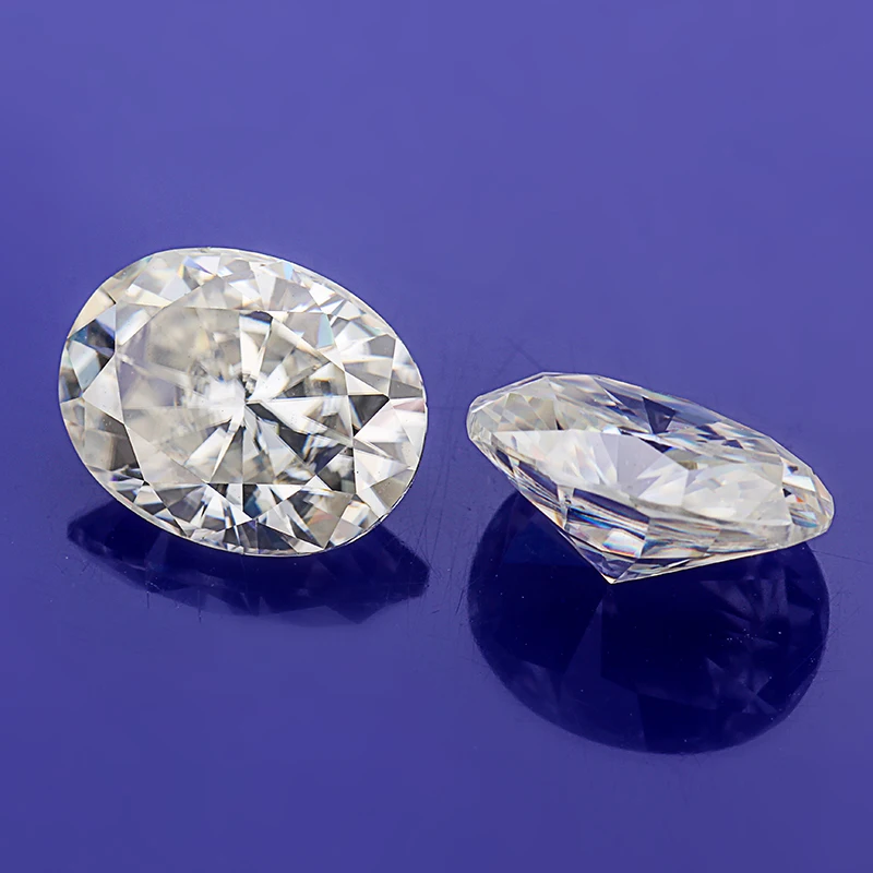 Овальная форма Moissanite 8*6 мм цвет GH syn свободные драгоценные камни для ювелирных