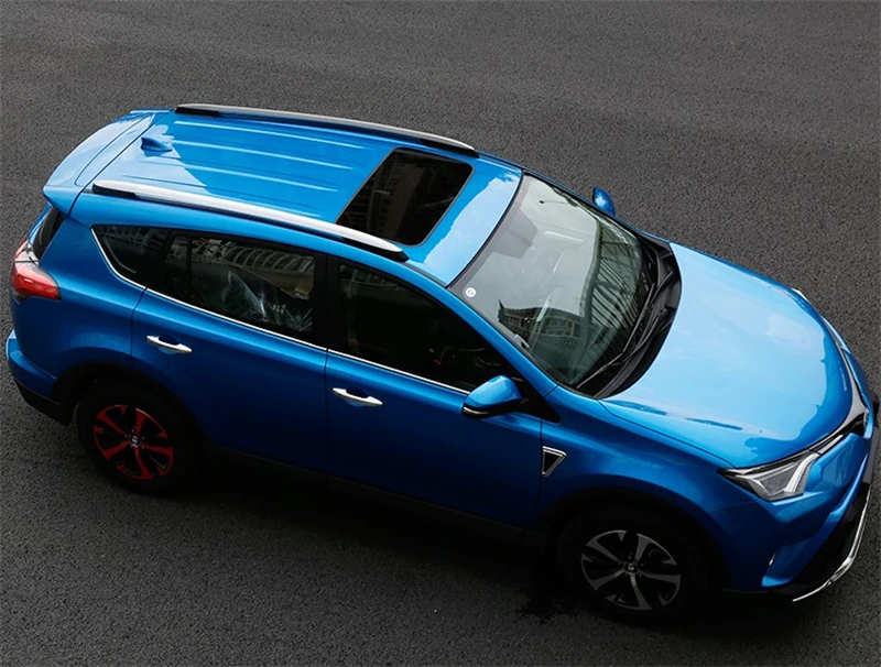 Багажник на крышу для TOYOTA RAV4 2013 2014 2015 2016 2017 2018 высококачественные рельсы багажник