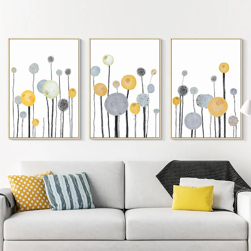

Large Abstract Wall Art Tree Flower Canvas Painting Poster and Prints Modern Home Decor Wall Pictures For Living Room Decoration