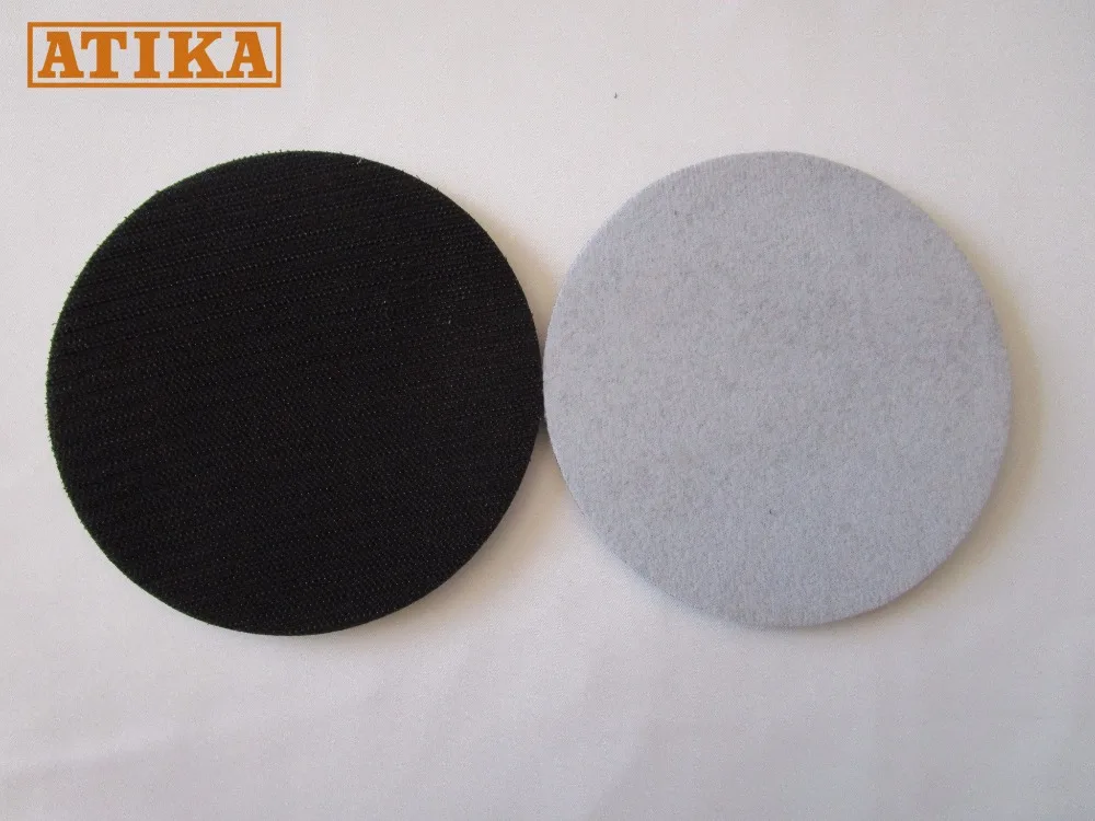 5 Inch 125mm EVA Sponge Interface Pad 5mm Sponge Thickness Hook and Loop Damping Sanding Pad Dust Free