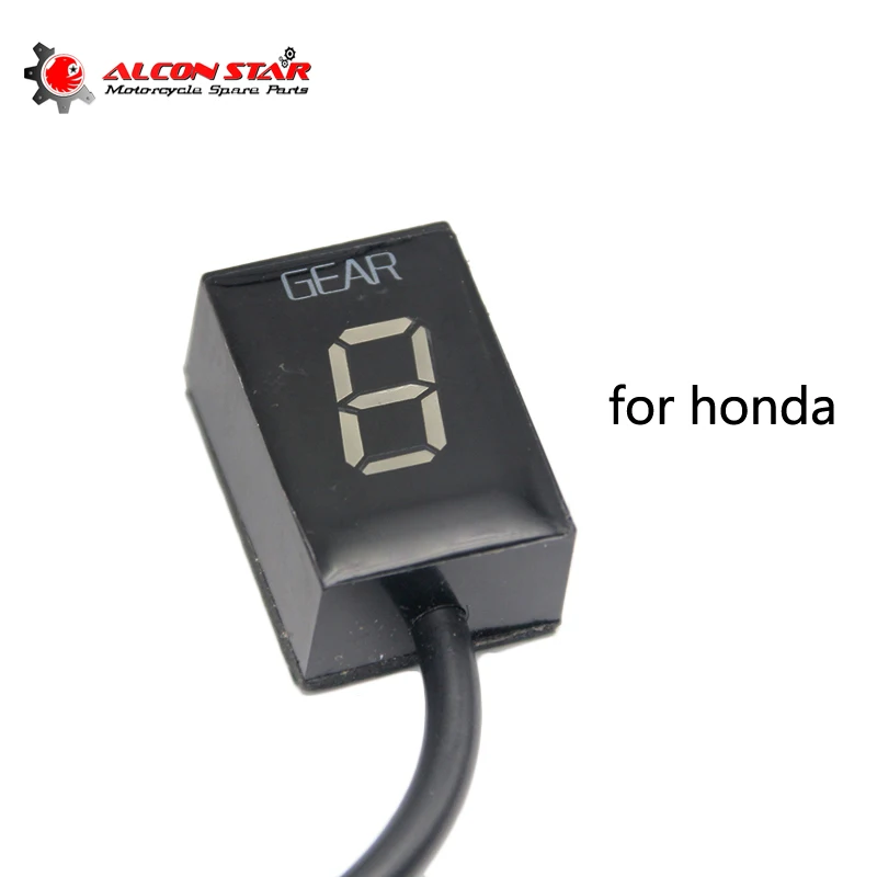 

Alconstar- Ecu Plug Mount 6 Speed Gear Display Indicator 1-6 Level Gear Indicator Fit For Honda Motorcycle CBR600 NC700S XL1000V