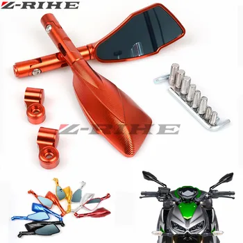

Motorcycle Rearview Mirror Aluminum rear side mirrors For Kawasaki z800 z1000 Honda Yamaha TMAX-500 tmax-530 KTM DUKE 250 390