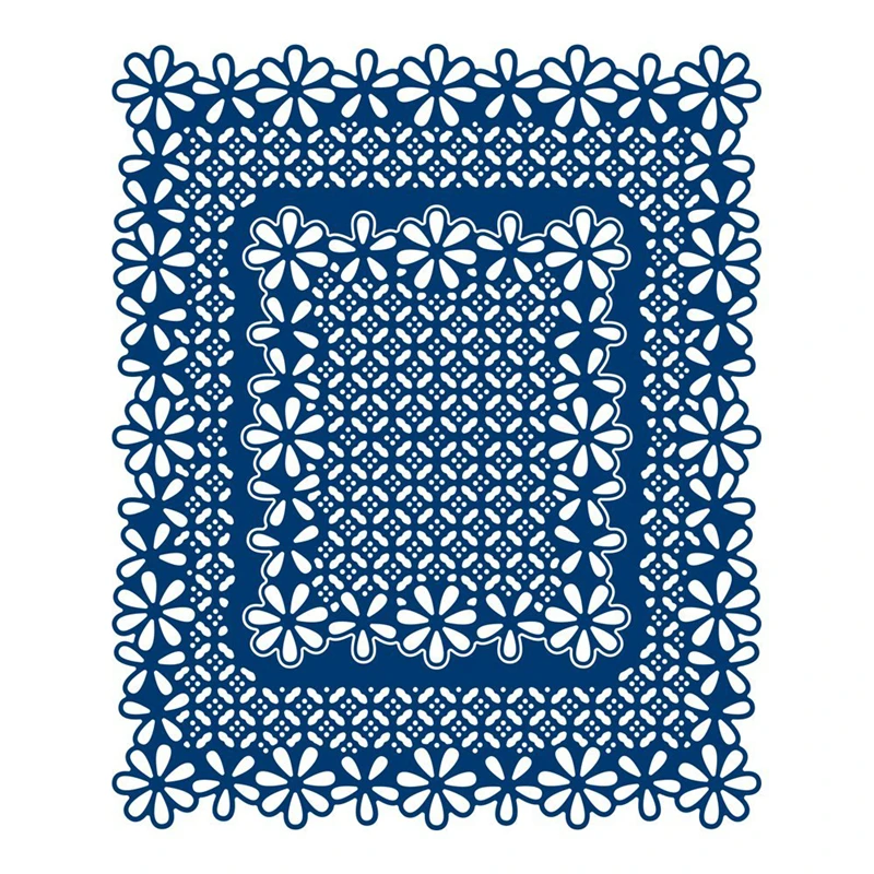 

Naifumodo Flower Frame Background Metal Cutting Dies for Scrapbooking New 2019 Crafts Die Cuts Card Making Album Embossing