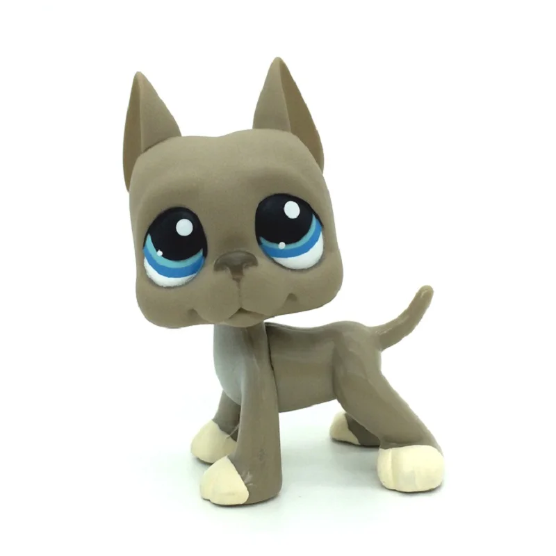 Lps Pet Shop игрушки большой Дэн кокер спаниель собака короткие волосы кошка Черный Розовый Белый Lps фигурка модель игрушки для детей подарок