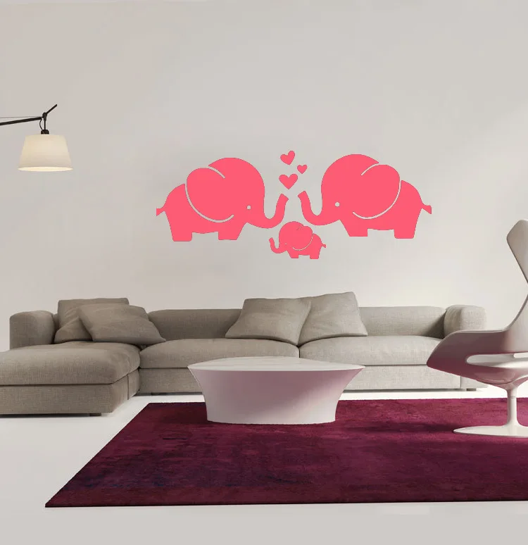 Buy Elephants Family Wall Sticker Baby Nursery DIY
