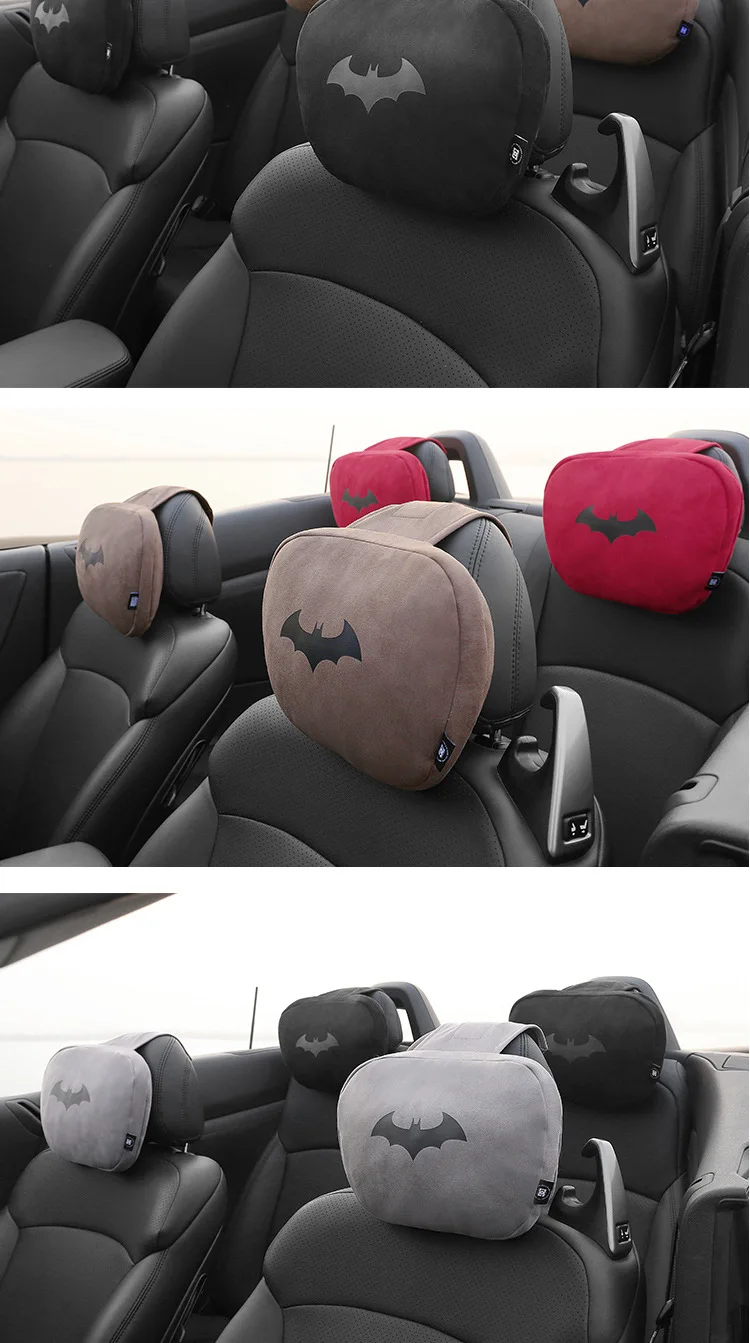 marvel cartoon maybach car headrest pillow for the neck pillows batman for chairs in the car seat pillow soft auto accessories