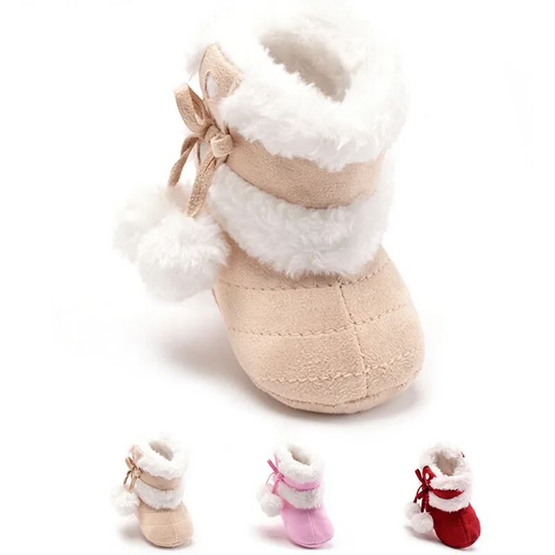 The New 2016 Cotton Baby Spring and autumn Warm Shoes Casual comfort and high quality Pure Color Baby Toddler shoes Shoes