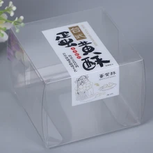 Заводская печать логотипа пластиковый прозрачный ПВХ коробки, прямоугольная пластиковая коробка для упаковки с дешевой ценой- PX20260