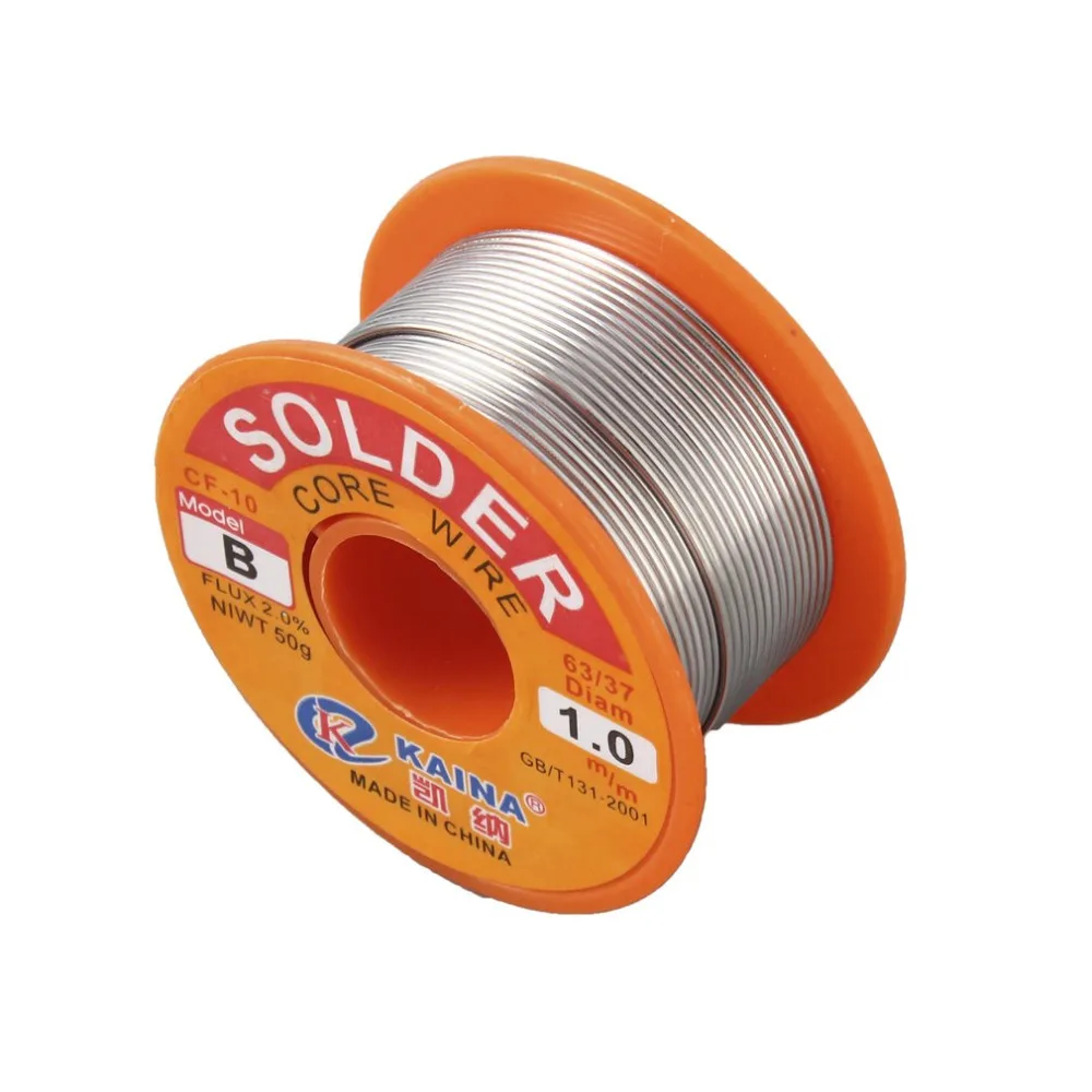 

1mm 45FT Tin Lead Line Rosin Core Flux Solder Soldering Welding Iron Wire Reel