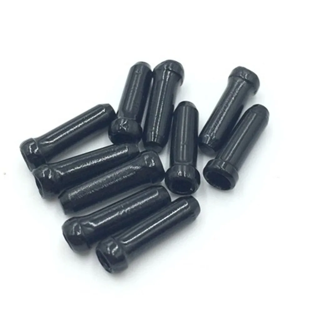 

Hot 10Pcs Aluminum Alloy Wire End Caps End Caps Road Brake Inner Cable Derailleur Shifter Cable End Cap Bicycle Bike Parts~