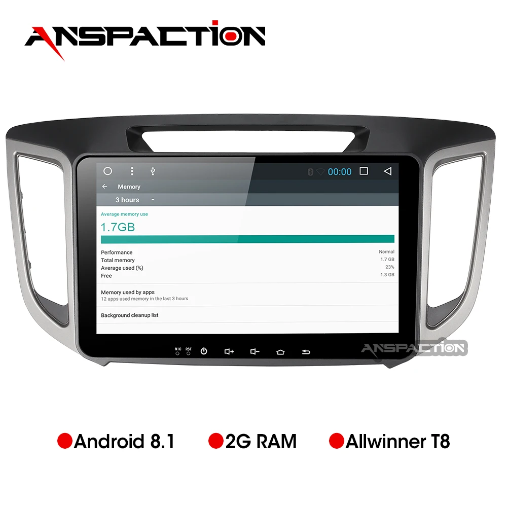 

2G android 8.1 car navigation dvd player 1024*600 For HYUNDAI IX25 CRETA gps stereo car multimedia player dvd