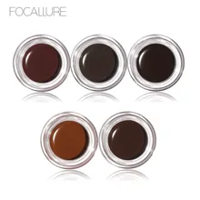 Focallure бровей крем Макияж инструмент 5 цветов Водонепроницаемый пигмент для бровей оттенок чёрный; коричневый гель для бровей Косметика с бровей Кисточки